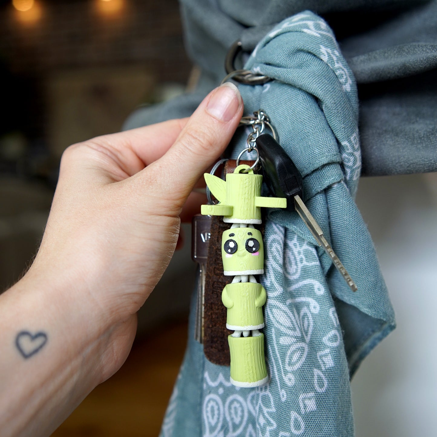 Porte-clés magnétique Flexi, le Bambou