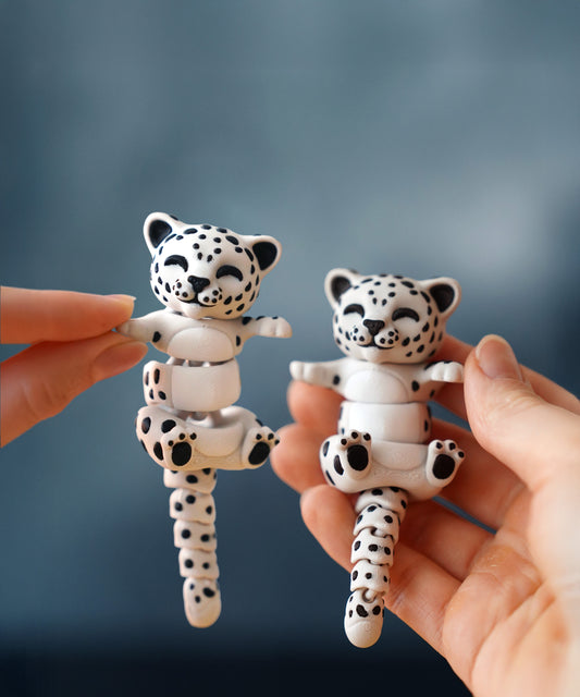 Porte-clés magnétique Flexi, la Panthère des Neiges