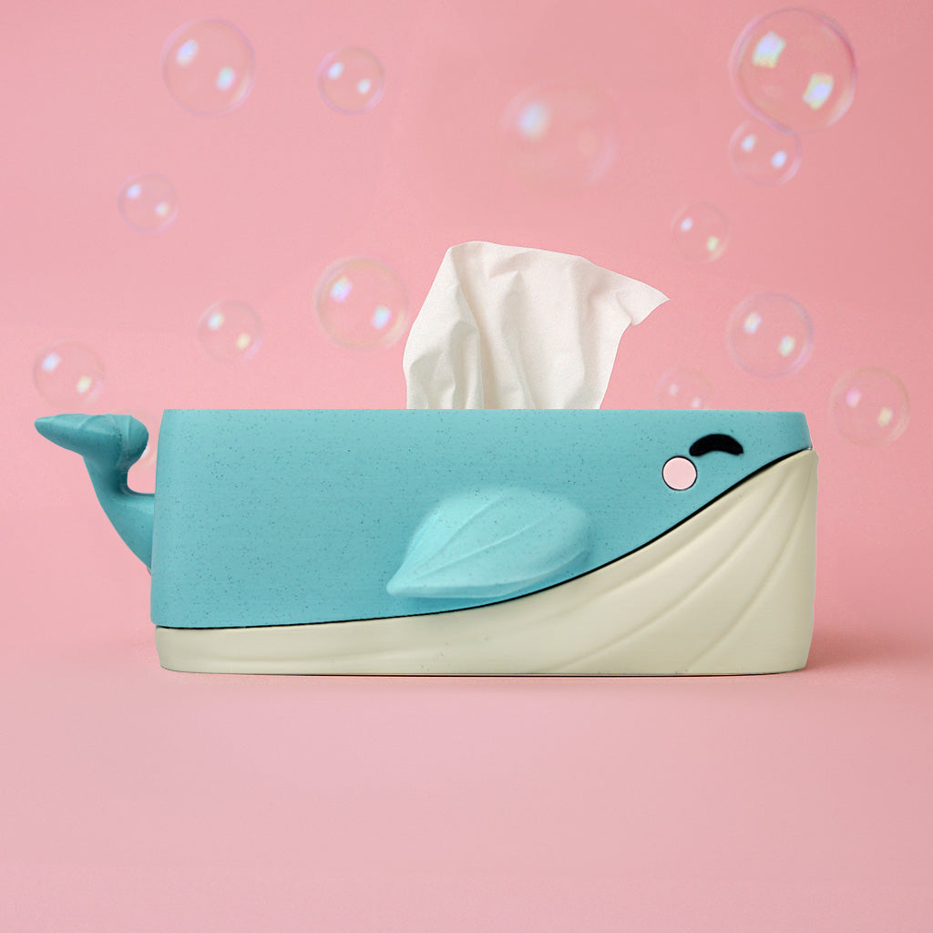 Bubbles the Whale Tissue Box Cover