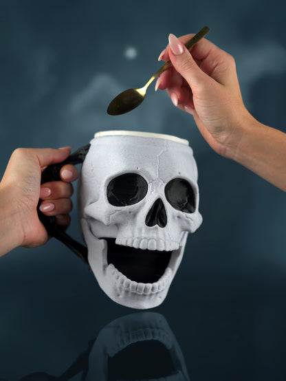 Porte-Glace Crâne Skullivan imprimé en 3D pour pot de glace – Jagou Design