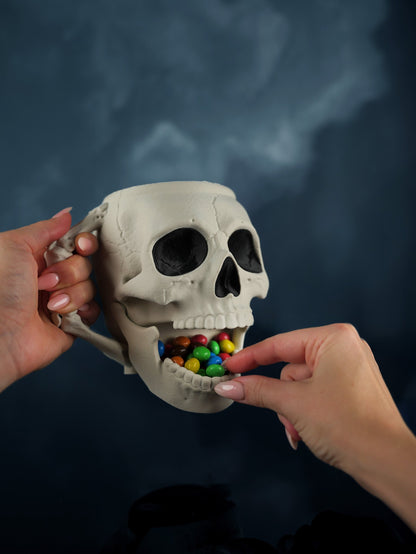 Porte-Glace Crâne Skullivan imprimé en 3D pour pot de glace – Jagou Design