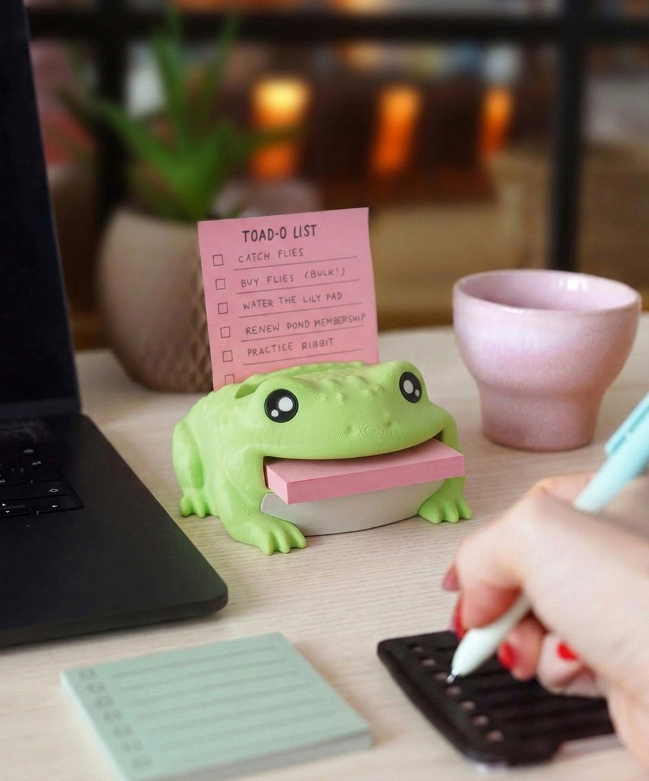 Porte-Notes Crapaud organiseur de bureau imprimé en 3D – Jagou Design