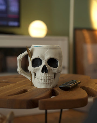 Porte-Glace Crâne Skullivan imprimé en 3D pour pot de glace – Jagou Design