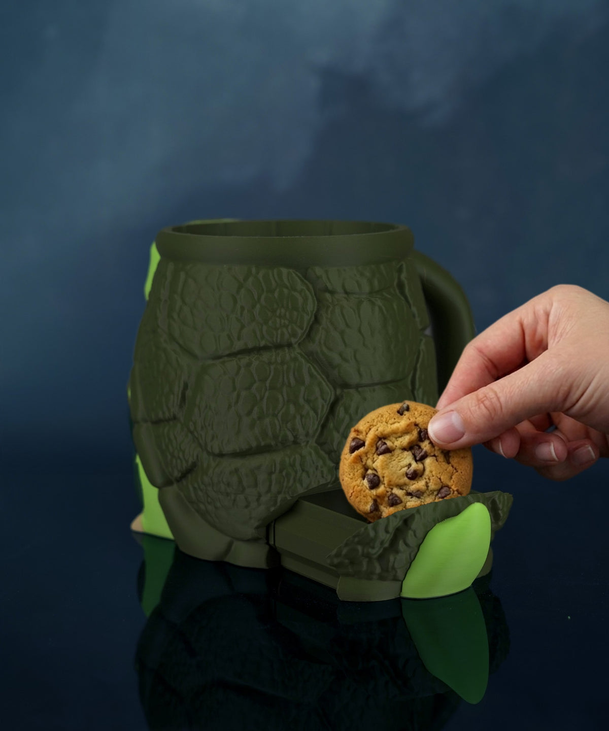 Porte-Glace Tortue imprimé en 3D pour pot de glace – Jagou Design
