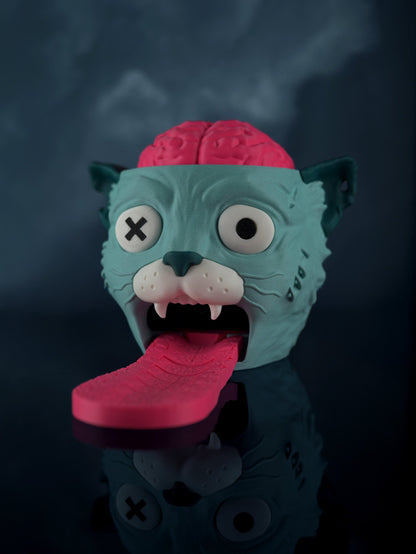 Distributeur de bonbons Chat Zombie imprimé en 3D – Jagou Design