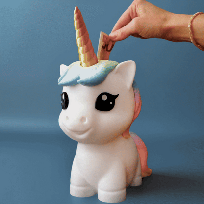 Cornette the Unicorn Secret Piggy Bank
