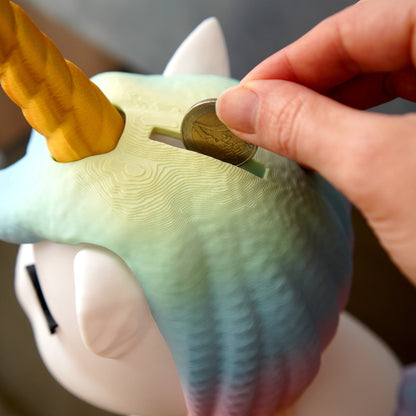 Cornette the Unicorn Secret Piggy Bank