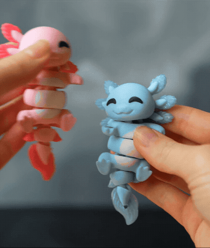 Porte-clés magnétique Flexi, Axolotl