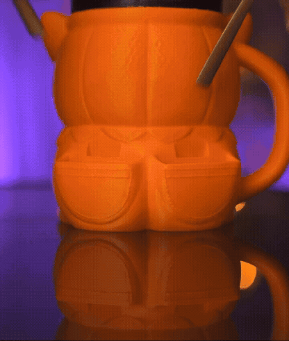 Gaston the Corgi Ice Cream Holder