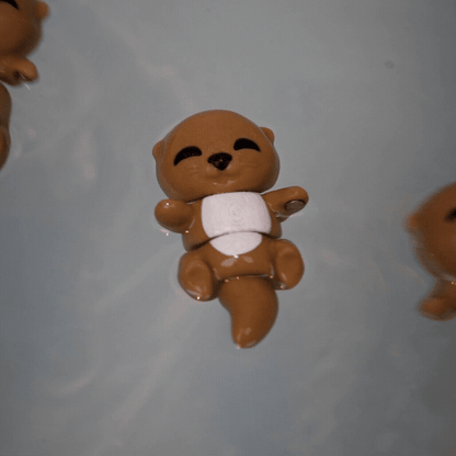 Flexi Magnetic Keyring, Baby Otter