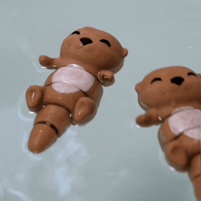 Flexi Magnetic Keyring, the Otter