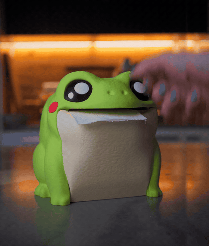 Croa the Frog Toilet Paper Dispenser