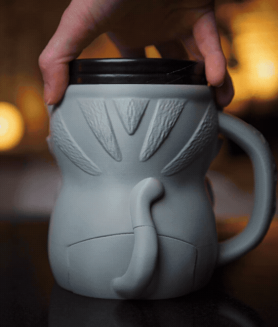 Grisette the Cat Ice Cream Holder