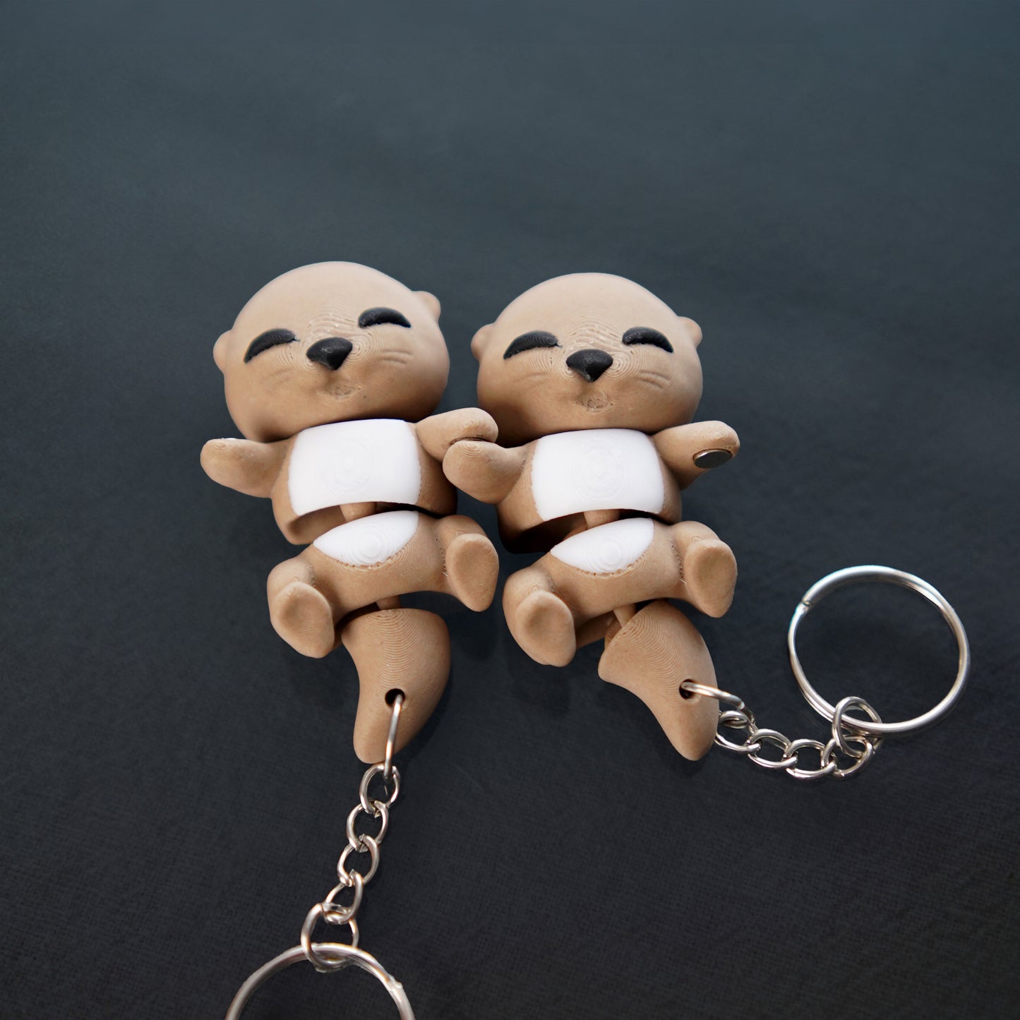 Flexi Magnetic Keyring, Baby Otter