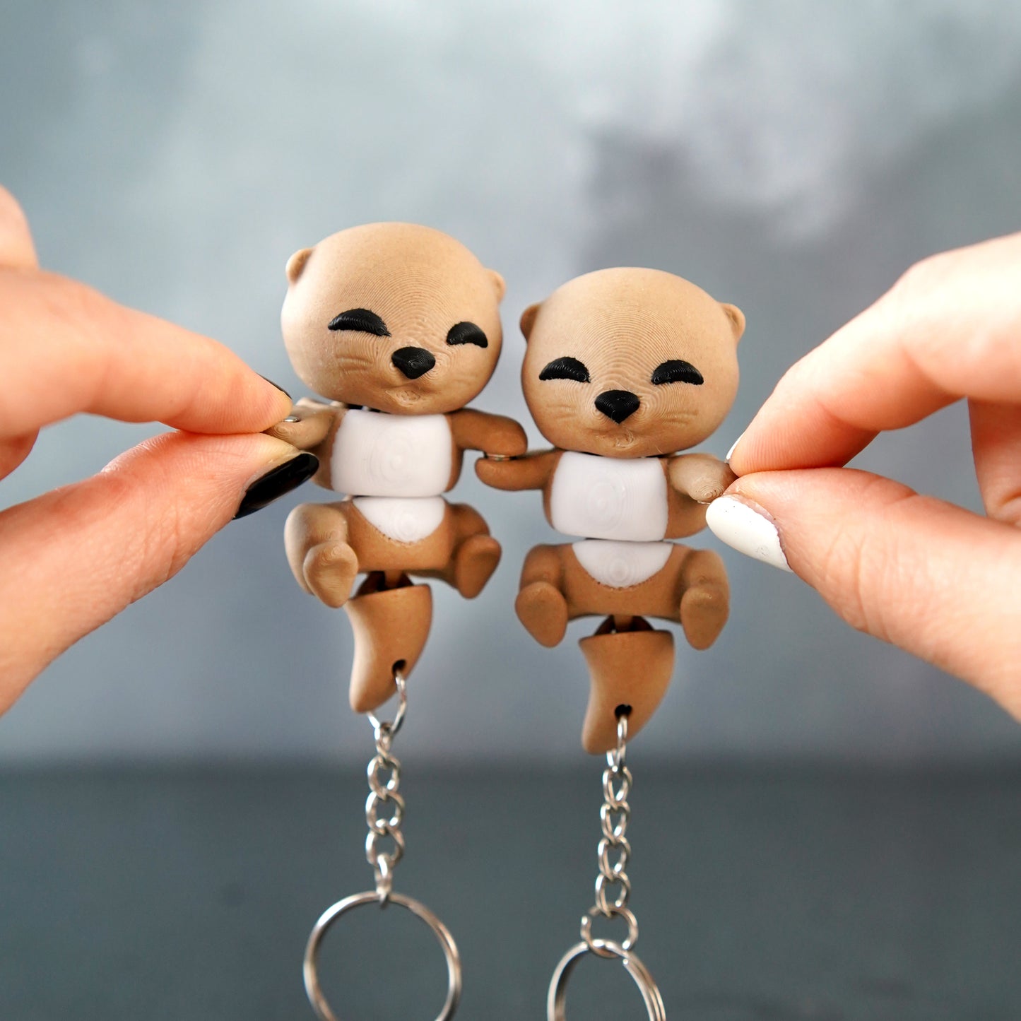 Flexi Magnetic Keyring, Baby Otter