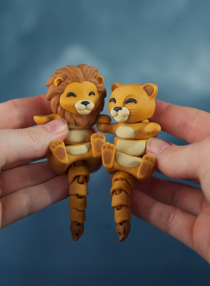 Lioness Flexi Keychain – Fidget Toy & Original Gift
