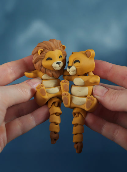 Lioness Flexi Keychain – Fidget Toy & Original Gift