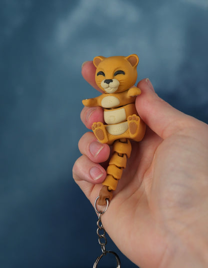 Lioness Flexi Keychain – Fidget Toy & Original Gift