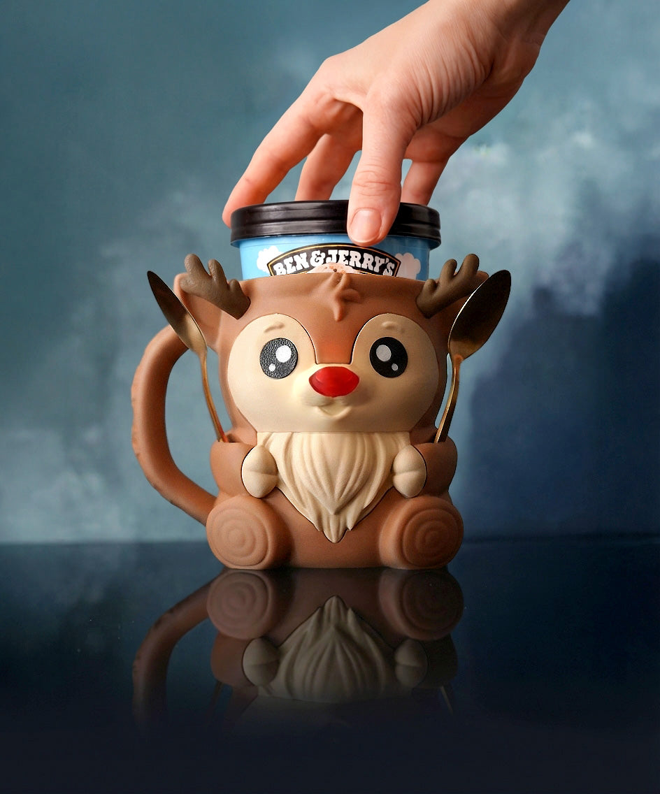 Snowflake the Penguin Ice Cream Holder