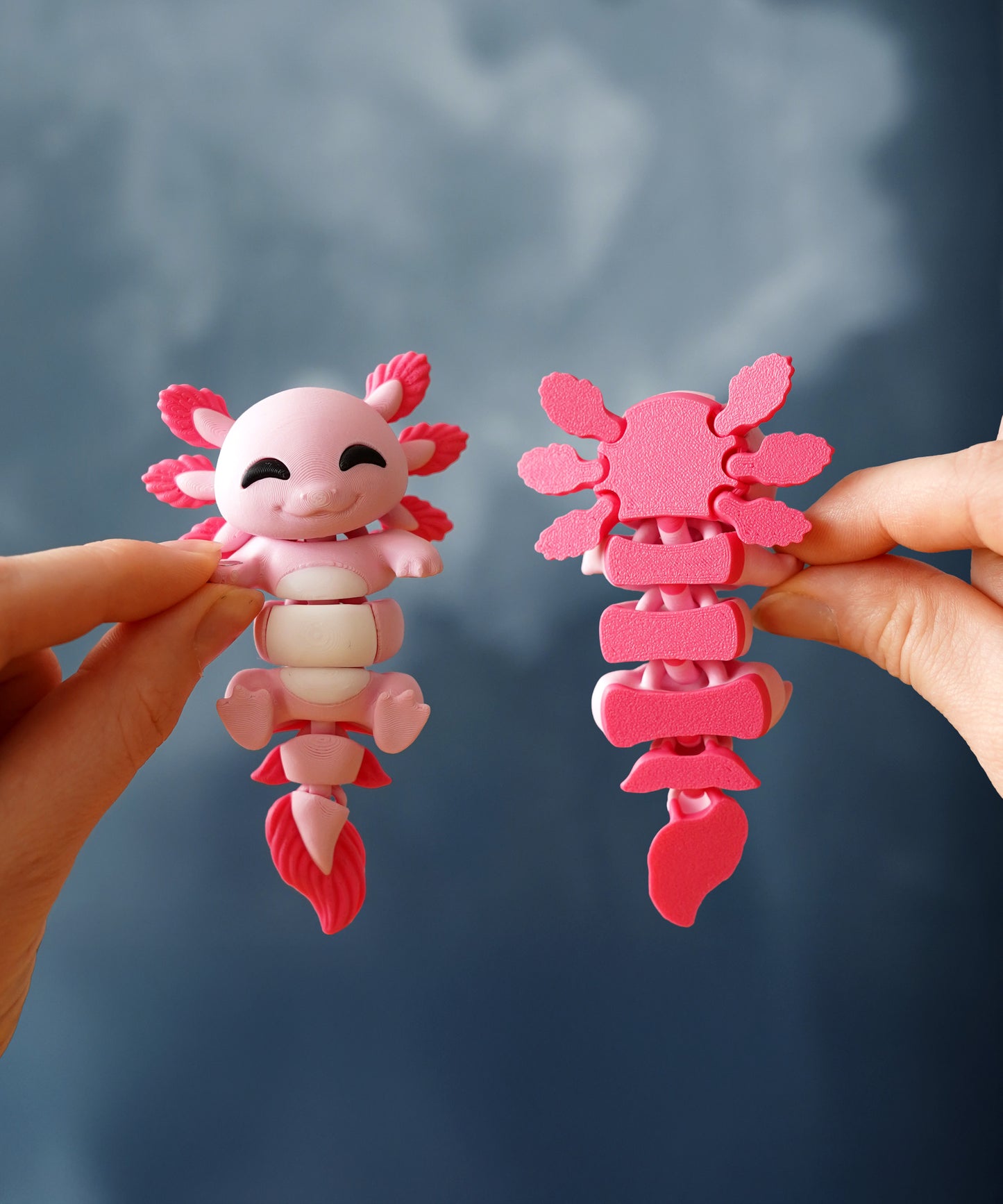 Porte-clés magnétique Flexi, Axolotl