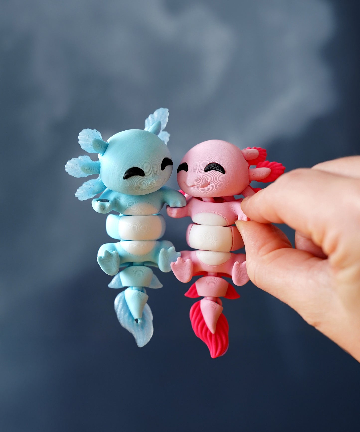 Porte-clés magnétique Flexi, Axolotl