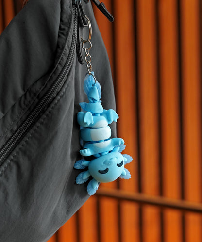 Porte-clés magnétique Flexi, Axolotl