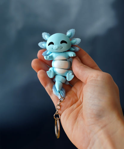 Porte-clés magnétique Flexi, Axolotl
