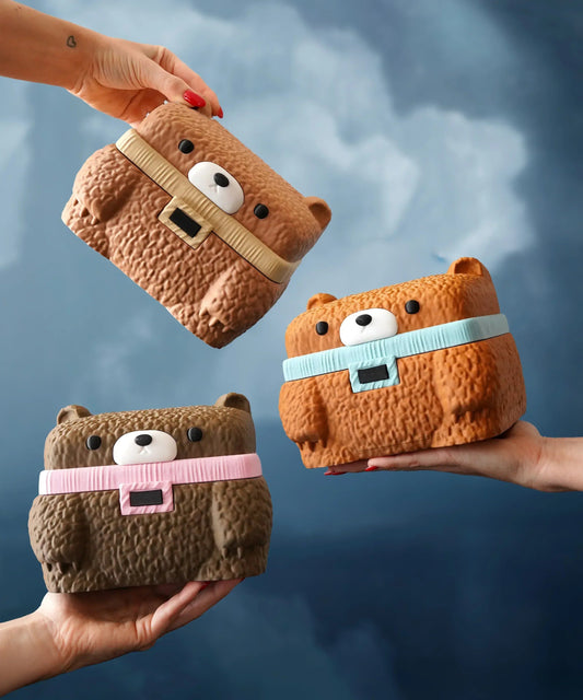 Boîte de Rangement Ourson, création imprimée en 3D Jagou Design