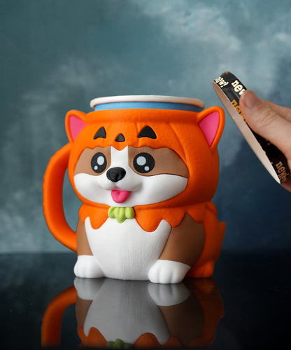 Gaston the Corgi Ice Cream Holder