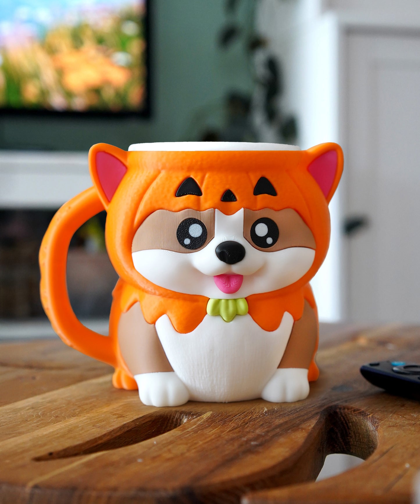 Gaston the Corgi Ice Cream Holder