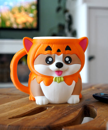 Gaston the Corgi Ice Cream Holder