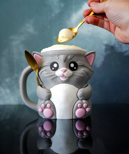 Grisette the Cat Ice Cream Holder