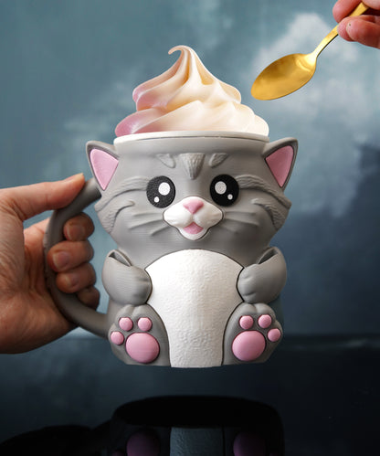 Grisette the Cat Ice Cream Holder