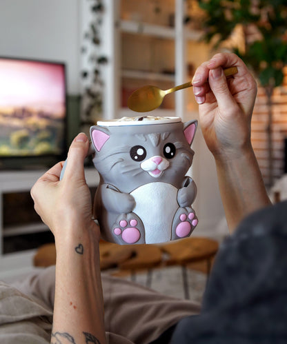 Grisette the Cat Ice Cream Holder