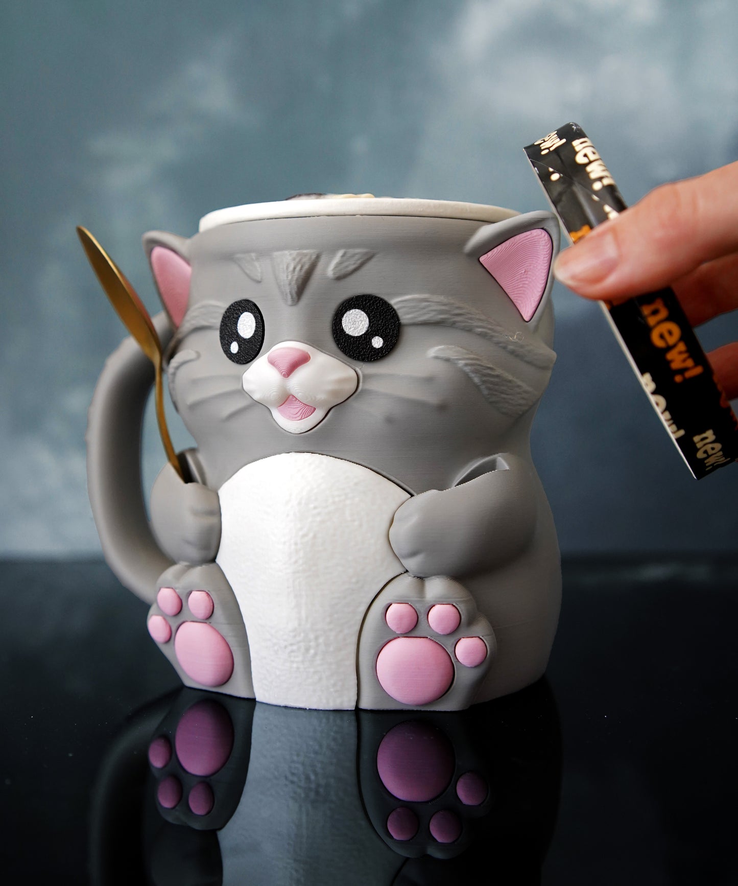 Grisette the Cat Ice Cream Holder