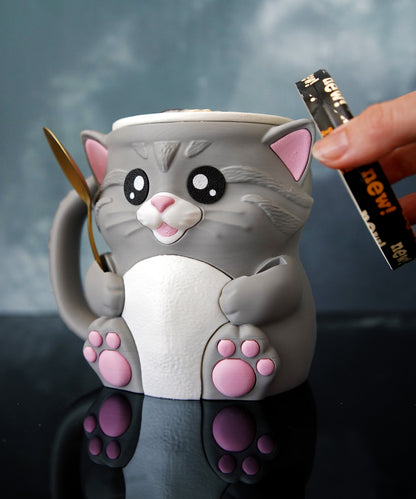 Grisette the Cat Ice Cream Holder