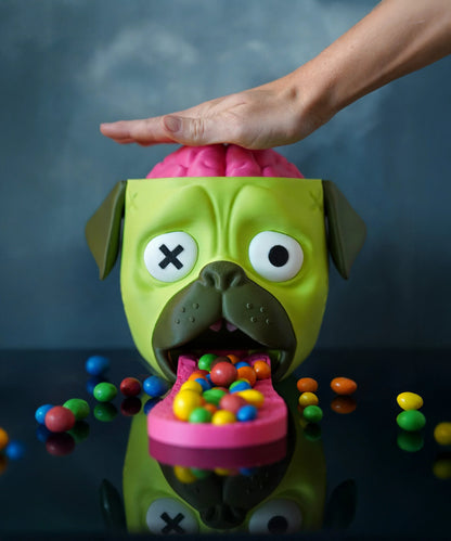 Distributeur de bonbons Carlin Zombie - Jagou Design – Créations artisanales uniques