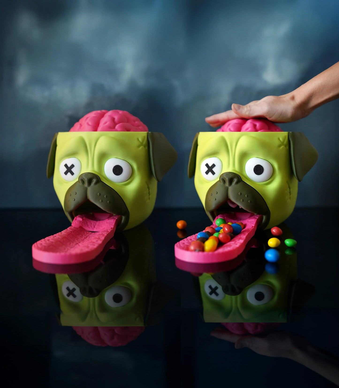 Distributeur de bonbons Carlin Zombie - Jagou Design – Créations artisanales uniques