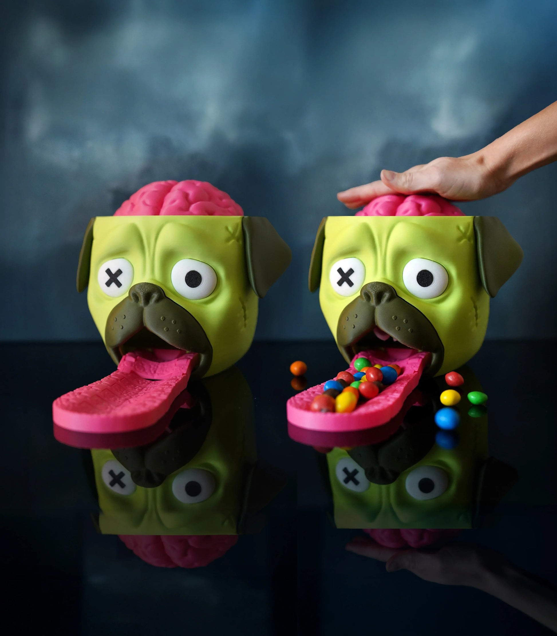Distributeur de bonbons Carlin Zombie - Jagou Design – Créations artisanales uniques