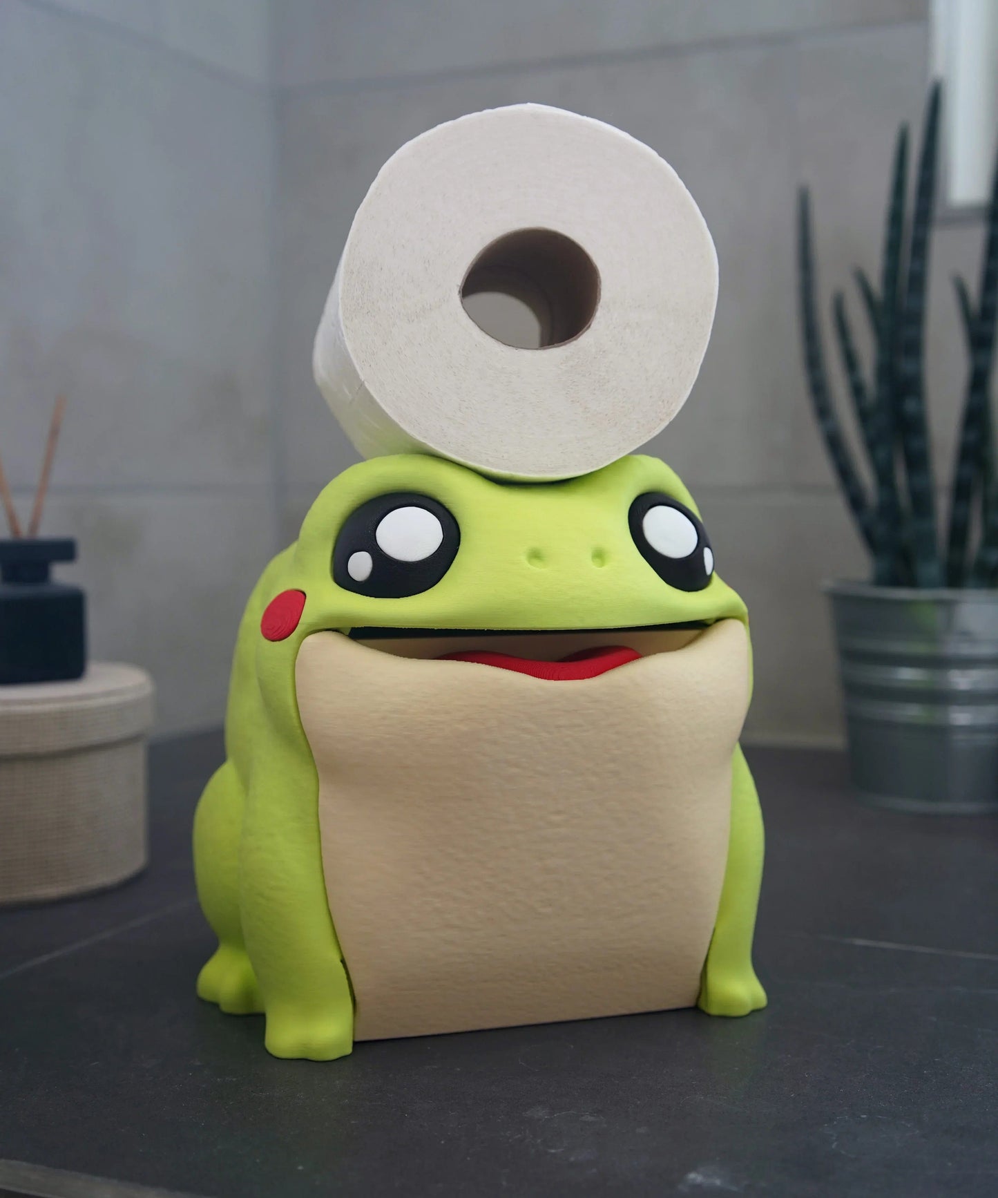Distributeur de papier toilette la grenouille - Jagou Design – Créations artisanales uniques