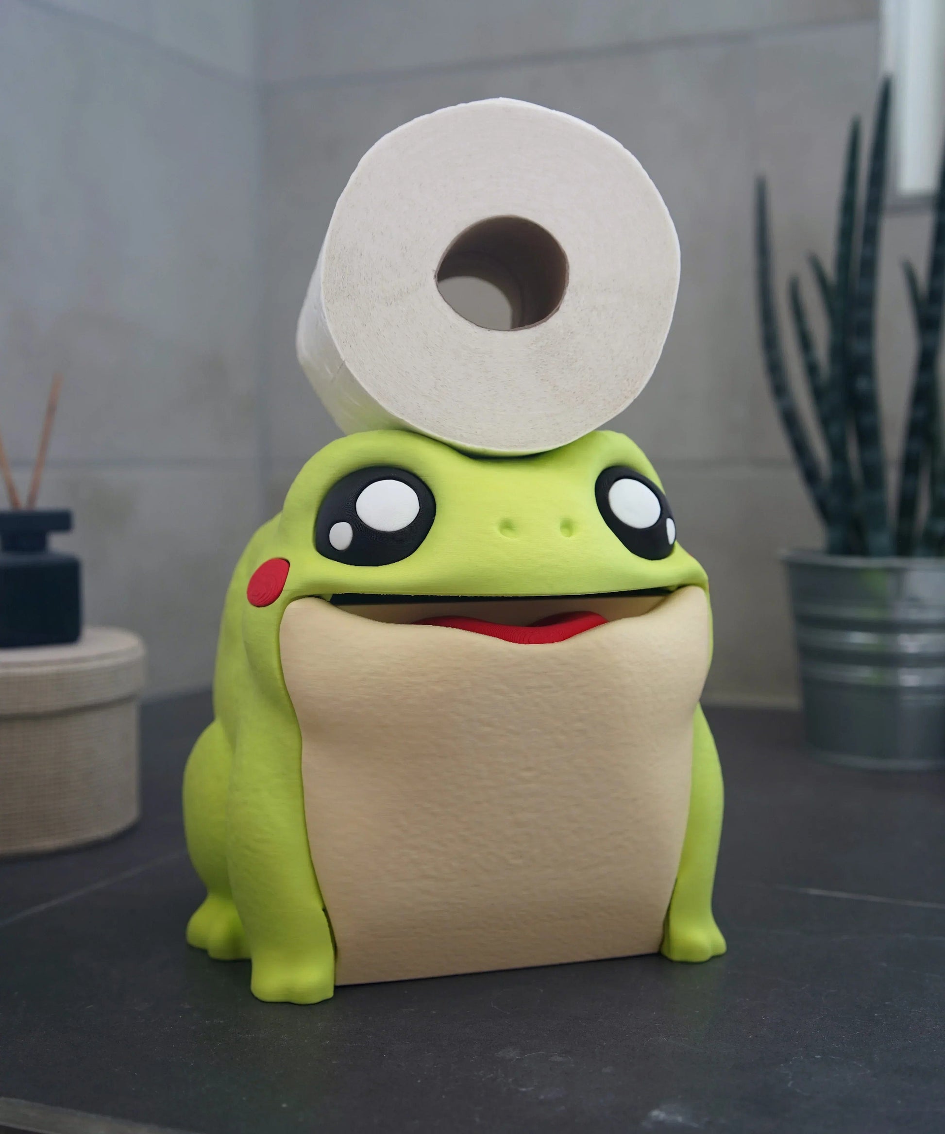 Distributeur de papier toilette la grenouille - Jagou Design – Créations artisanales uniques