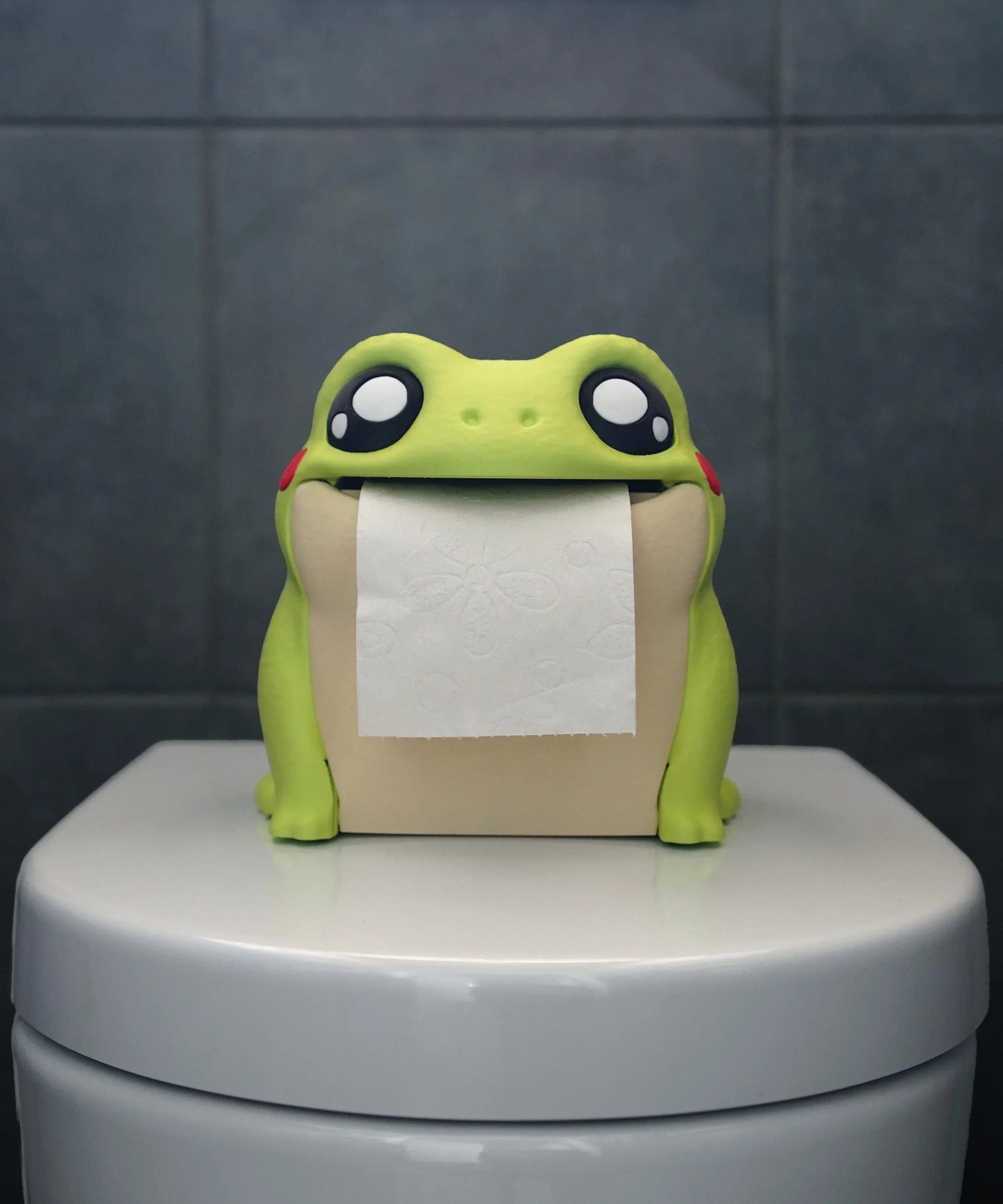 Distributeur de papier toilette la grenouille - Jagou Design – Créations artisanales uniques