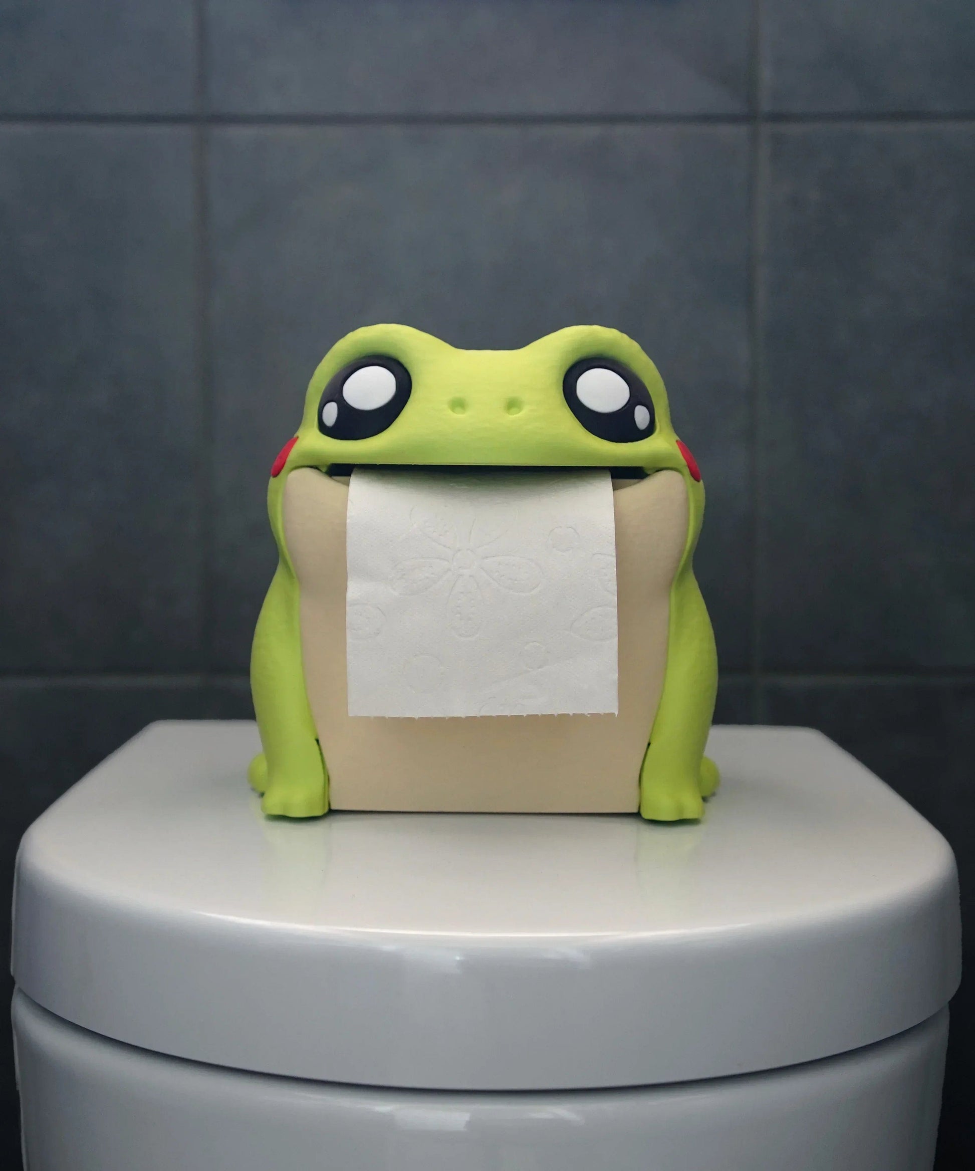 Distributeur de papier toilette la grenouille - Jagou Design – Créations artisanales uniques
