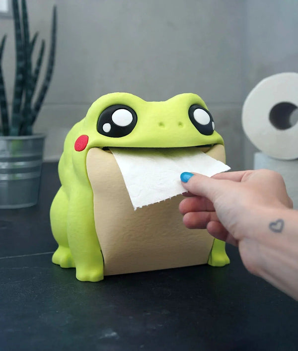 Distributeur de papier toilette la grenouille - Jagou Design – Créations artisanales uniques