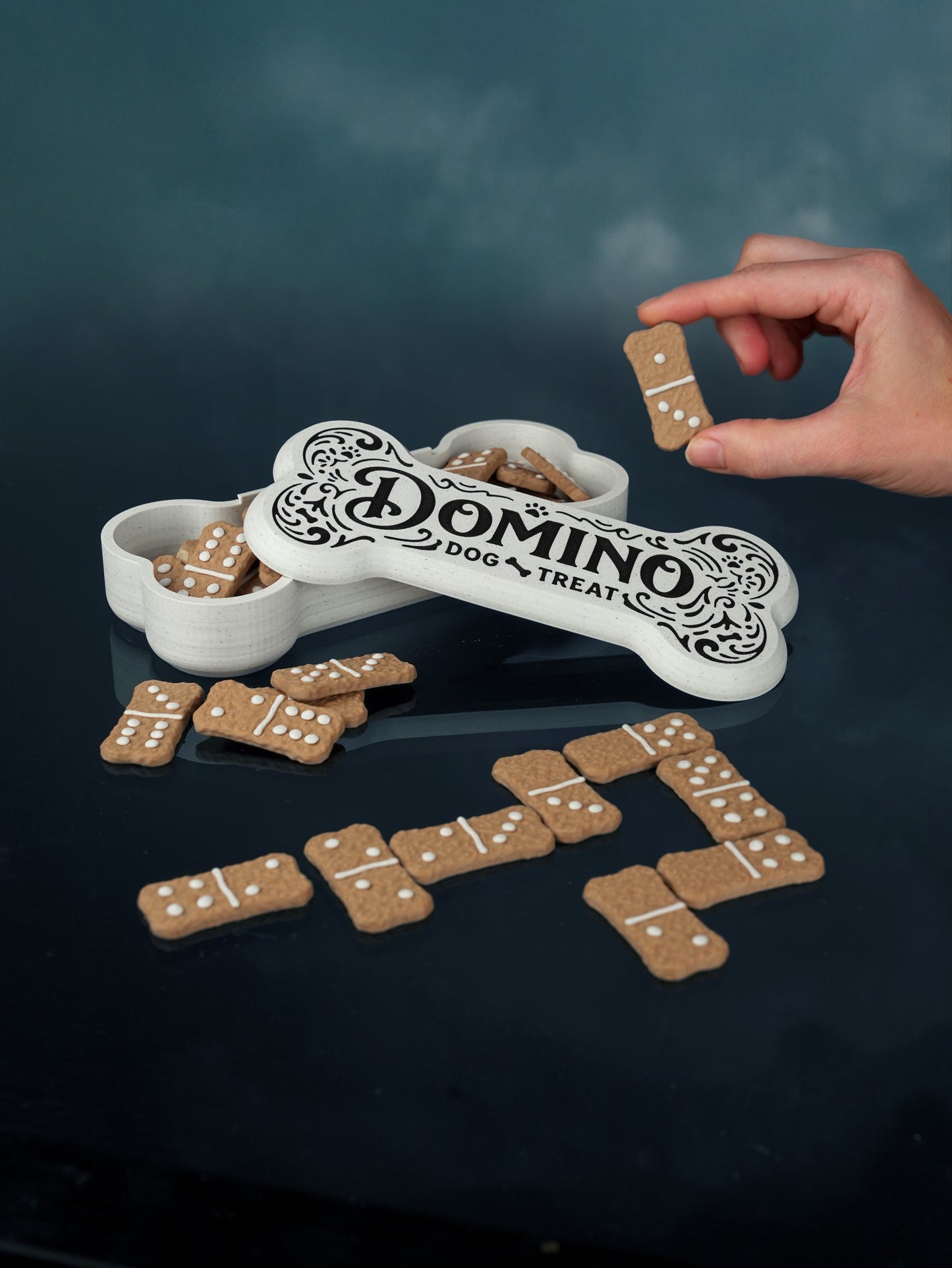 Jeu Domino Édition Friandises pour chiens – Jeu de Société Original Cadeau