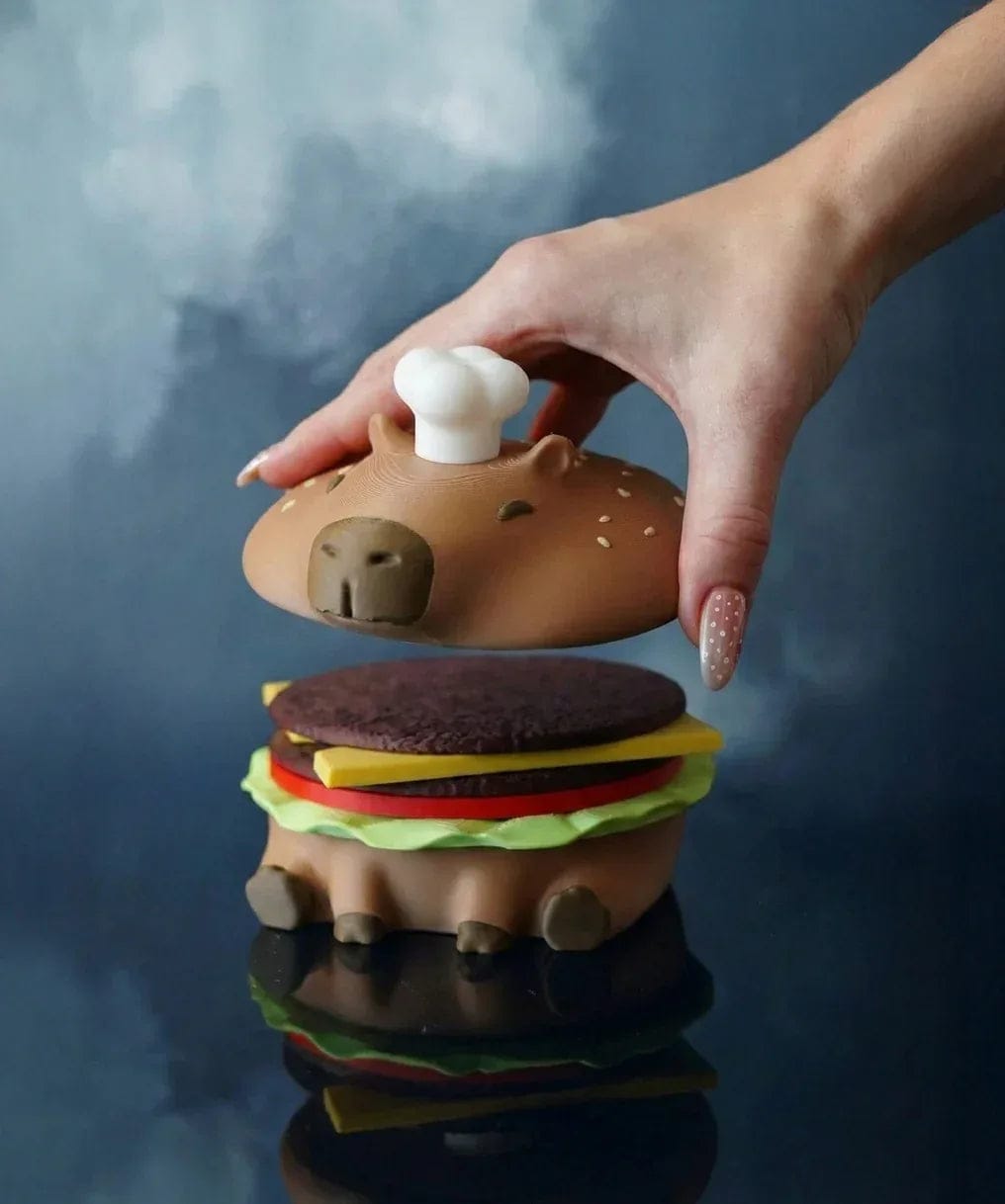 Ensemble de sous-verres Capy-Burger - Jagou Design – Créations artisanales uniques