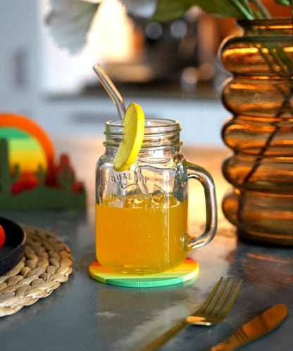 Ensemble de sous-verres Coucher de Soleil - Jagou Design – Créations artisanales uniques