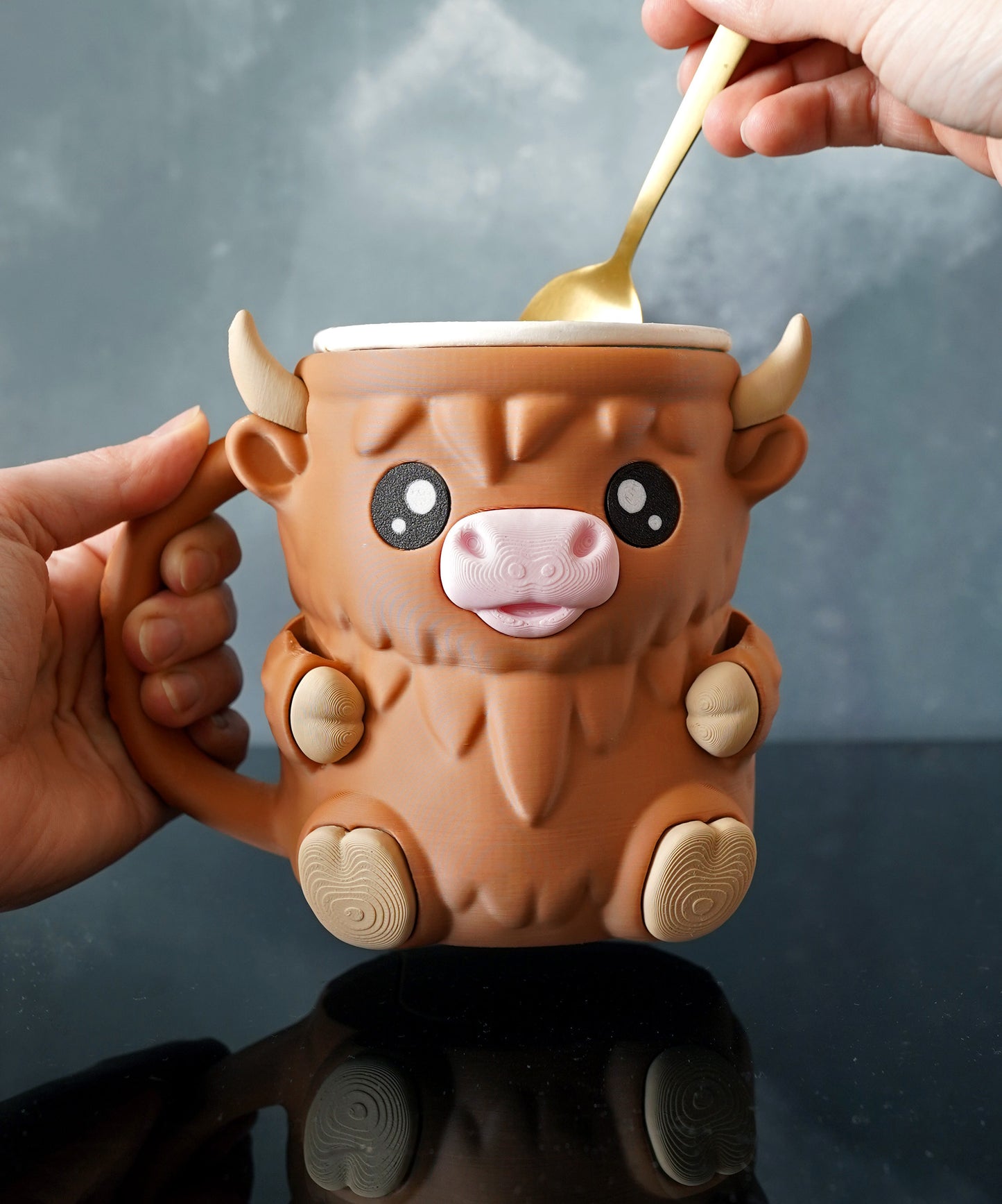 Ice Cream Carrier Gustave, the Highland Cow