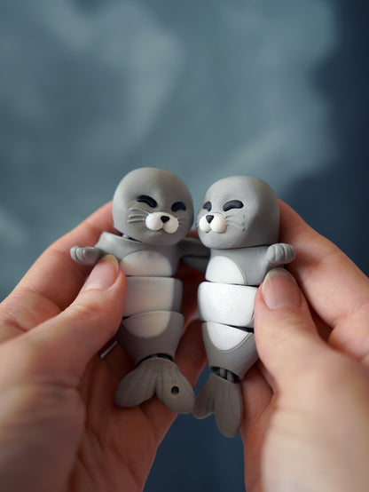 Porte-clés magnétique Flexi, le Phoque