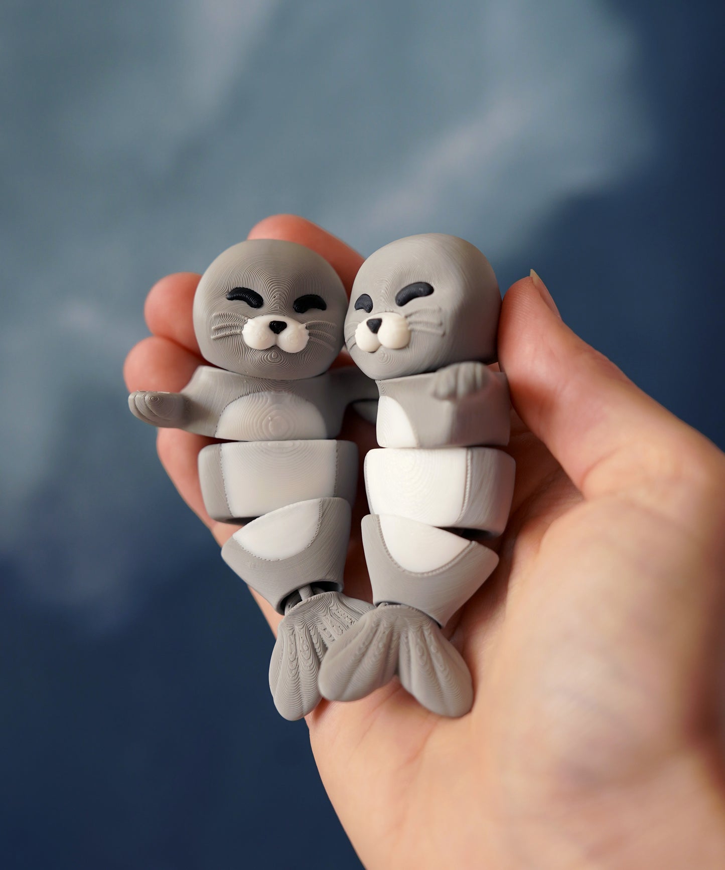 Porte-clés magnétique Flexi, le Phoque